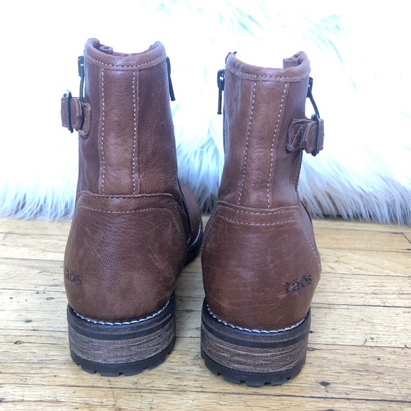 Taos Convoy Leather Ankle Boots 37 - Picture 6 of 14